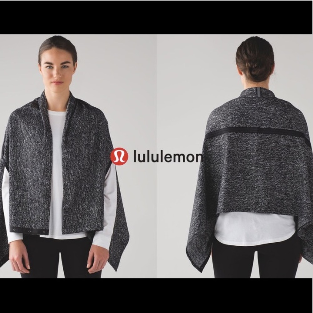 Lululemon Vinyasa Wrap Black Jacquard NWT